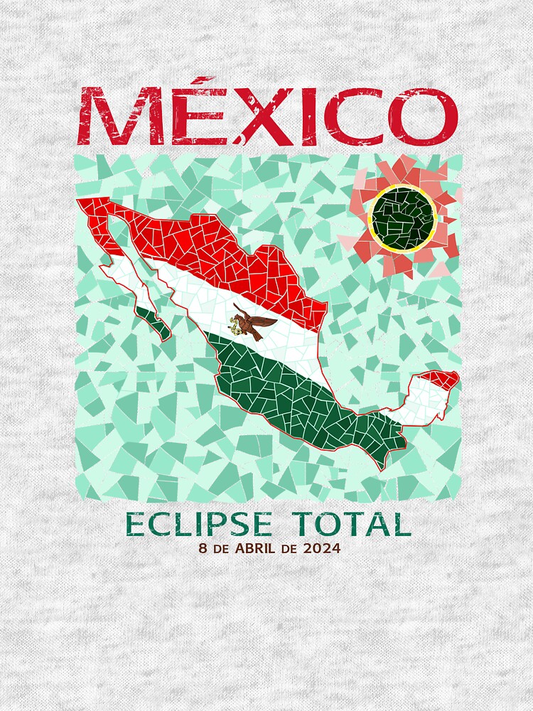 Thumbnail 7 of 7, Tri-blend T-Shirt, Mexico 2024 Total Eclipse designed and sold by Eclipse2024.