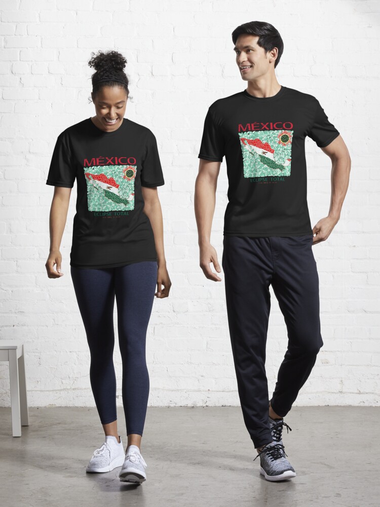 Thumbnail 1 of 7, Active T-Shirt, Mexico 2024 Total Eclipse designed and sold by Eclipse2024.