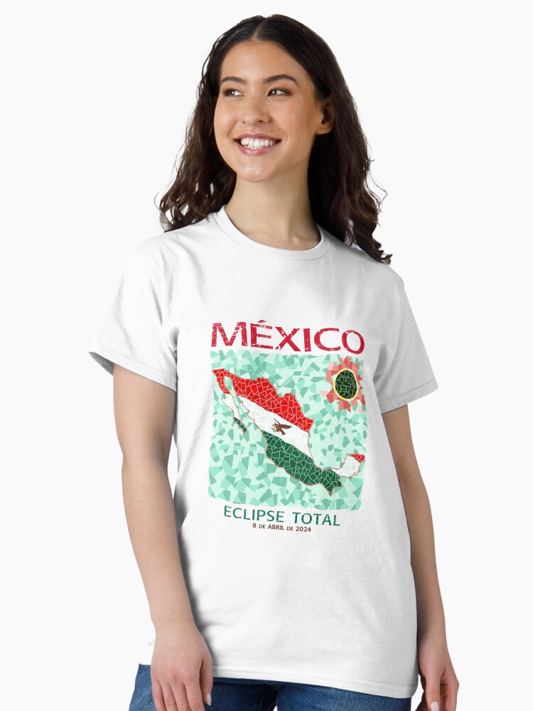 Thumbnail 2 of 7, Classic T-Shirt, Mexico 2024 Total Eclipse designed and sold by Eclipse2024.