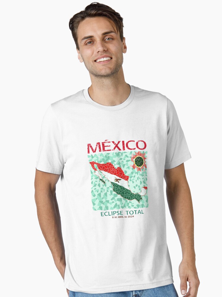 Thumbnail 1 of 7, Essential T-Shirt, Mexico 2024 Total Eclipse designed and sold by Eclipse2024.