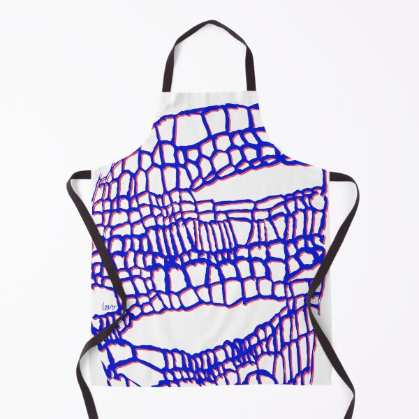 Item preview, Abstract cutout mask (blue red white background) designed and sold by MentaLee.