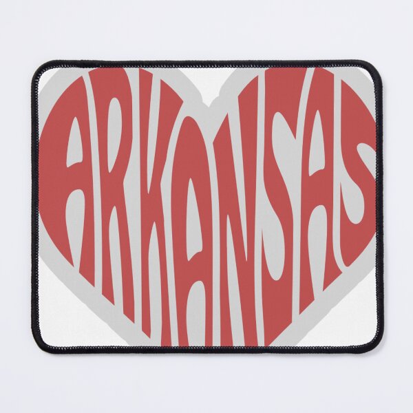 Item preview, Arkansas heart graphic design art print designed and sold by dcrc.