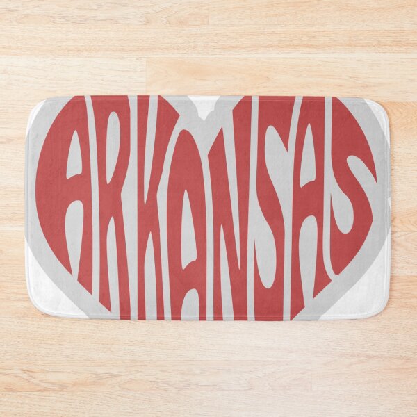 Item preview, Arkansas heart graphic design art print designed and sold by dcrc.