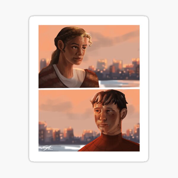 Mj and Peter Sticker