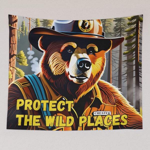 Item preview, Protect the wild places. This design helps all wildlife advocates show their support. (grizzly) designed and sold by Gilby-Designs.