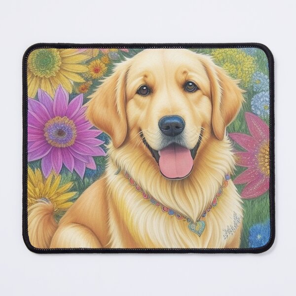 Item preview,   Golden Retriever Roses Golden Retriever Poppise Cool Goldador for Dog Lovers designed and sold by Petsthetic.