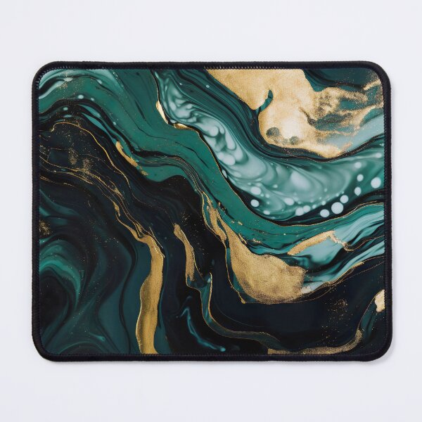 Artikelvorschau, Ruby and Gold Marble Paint Swirl entworfen und verkauft von Digi-Artsy.