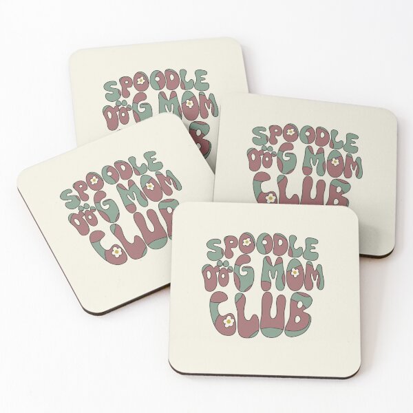 Item preview, Spoodle Dog Mom Club 1960s Vintage Hippie Tee designed and sold by GVRDesign.