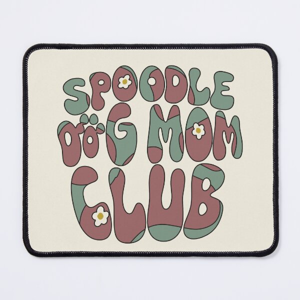 Item preview, Spoodle Dog Mom Club 1960s Vintage Hippie Tee designed and sold by GVRDesign.