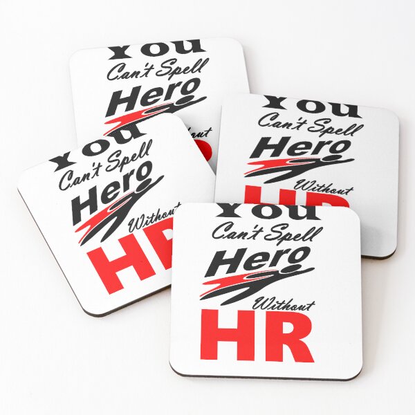 Item preview,  You Can't Spell Hero Without HR Sticker designed and sold by FunnyDSN.