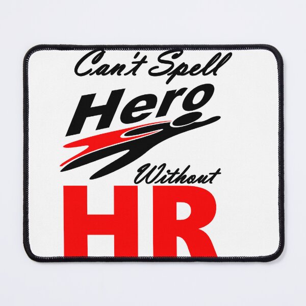 Item preview, You Can't Spell Hero Without HR Sticker designed and sold by FunnyDSN.