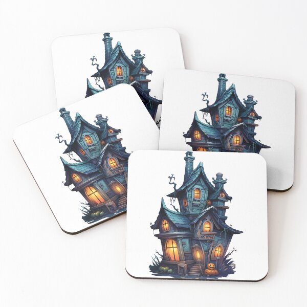 Item preview, Spooky Haunted Halloween House designed and sold by Qoupy.