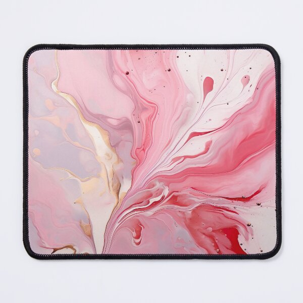 Artikelvorschau, Pink and White Marble Swirl entworfen und verkauft von Digi-Artsy.