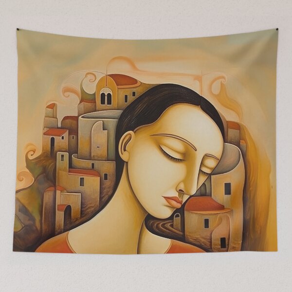 Item preview, At Rest Over the Village on Hill designed and sold by YoPedro.