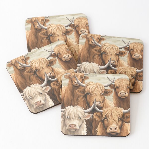 Item preview, Highland Cow Hang Out designed and sold by GROOVYJOURNEY.