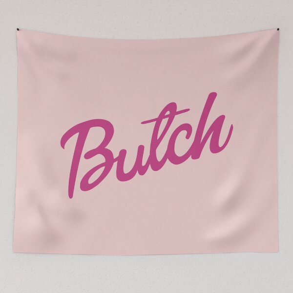 Item preview, Butch for butches in magenta designed and sold by gayishdesign.