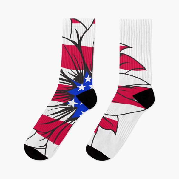 Item preview, American flag overlay flower graphic design print designed and sold by dcrc.