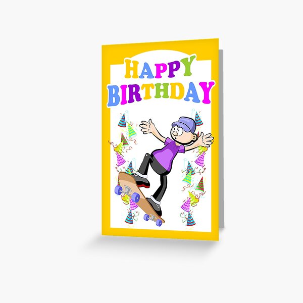 Carte De Vœux Joyeux Anniversaire Windsurfer Extreme Par Megasitiodesign Redbubble