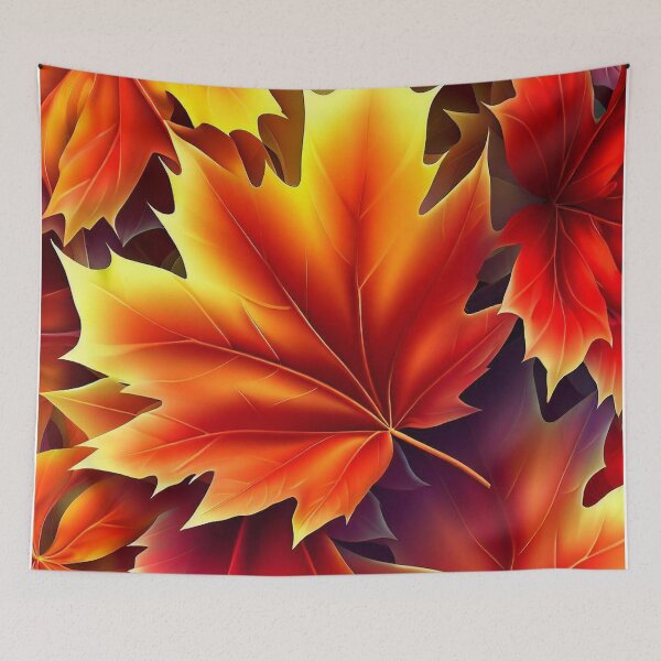 Item preview, Autumn Leaves: Nature's Thanksgiving Tapestry designed and sold by The Digital Compass.