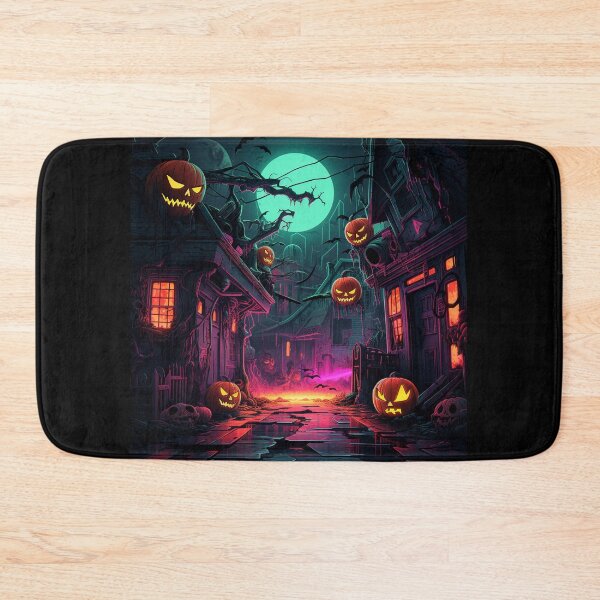 Item preview, A Neon Pumpkin Town designed and sold by ashleeeyjayne.