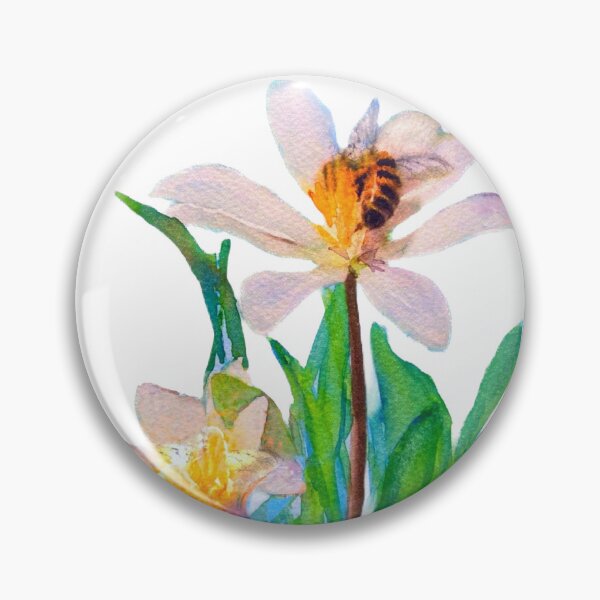 Item preview, Golden Fairy in Daisy with her Bee friend & Protector designed and sold by LkateMc.