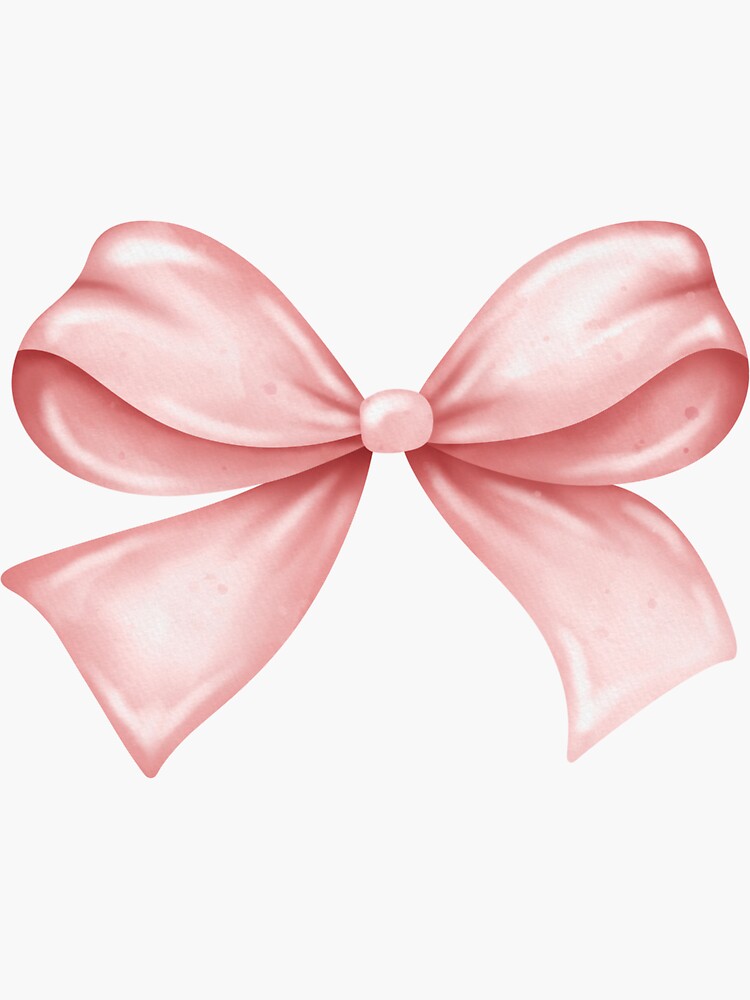 Bow stickers PNG - Watercolor Red ribbon Digital Stickers