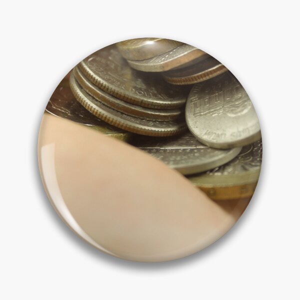 Item preview, Person holding several coins in palm of hand designed and sold by EwanP123.