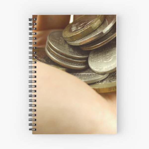 Item preview, Person holding several coins in palm of hand designed and sold by EwanP123.