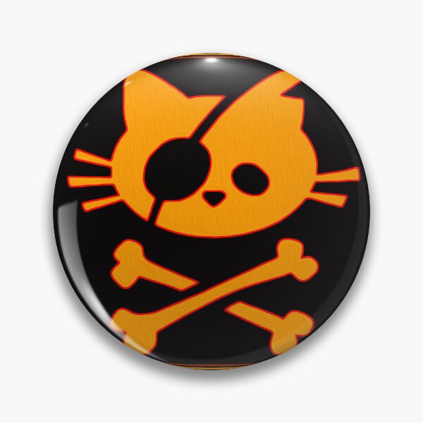 Item preview, Captain Kitten • Cat Pirate Jolly Roger designed and sold by MKE Rhine Maiden  •  Grumble Services, LLC..