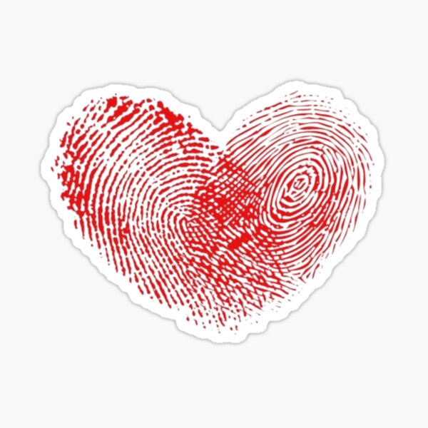 Aperçu de l'œuvre Coeur d'empreintes digitales créée et vendue par sofs-52.