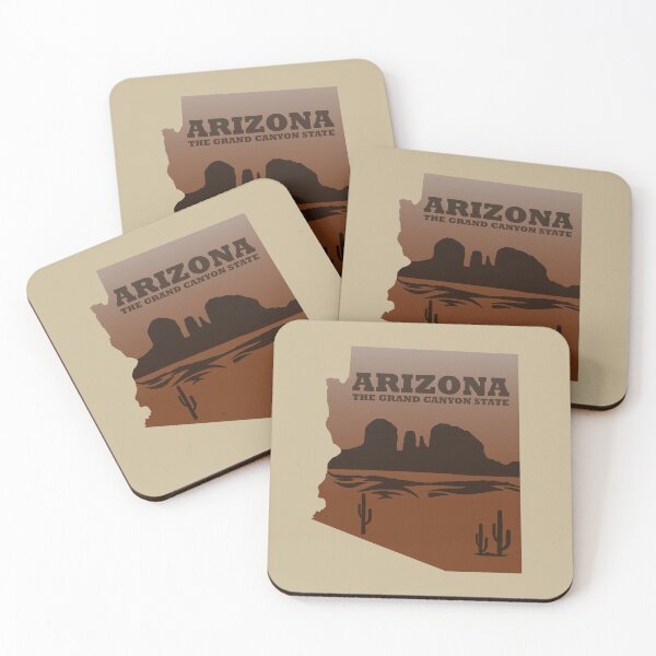 Item preview, Arizona state map vintage travel designed and sold by Alexaltay.