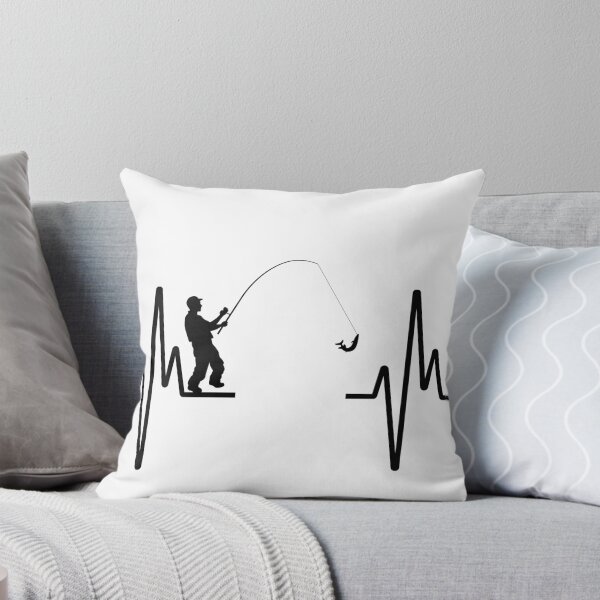 Item preview, Fishing heartbeat Essential T-Shirt designed and sold by ikiim-boutique ⭐⭐⭐⭐⭐.