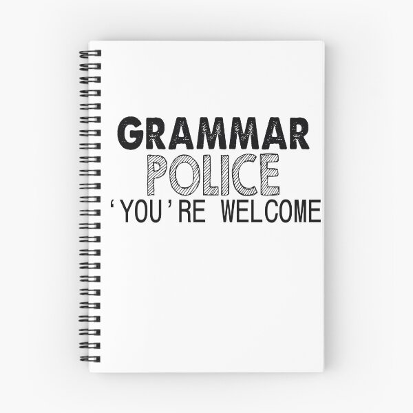 Aperçu de l'œuvre Police de la grammaire : maintenir la syntaxe et les phrases en ligne créée et vendue par BarrelLive.