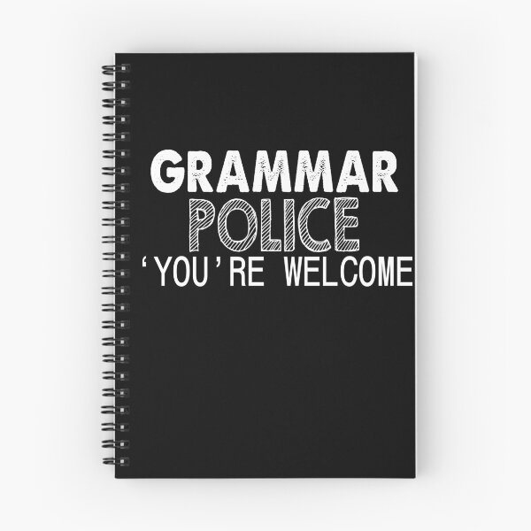 Aperçu de l'œuvre Police de la grammaire : maintenir la syntaxe et les phrases en ligne créée et vendue par BarrelLive.