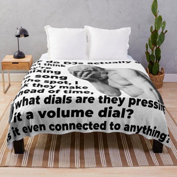 Item preview, WTF Do DJs Actually DO (Funny Viral Quote - Facepalm Meme - Fake DJ) designed and sold by SassyClassyMe.