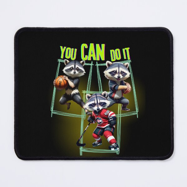 Item preview, A picture of sport raccoons designed and sold by Animal world designs.