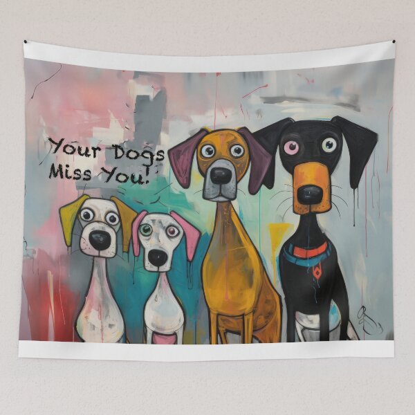Item preview, Your Dogs Miss You #1 designed and sold by MaryFiore.