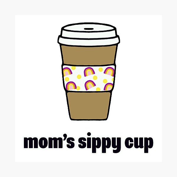 The Adult Sippy Cup Sticker for Sale by E6Designs