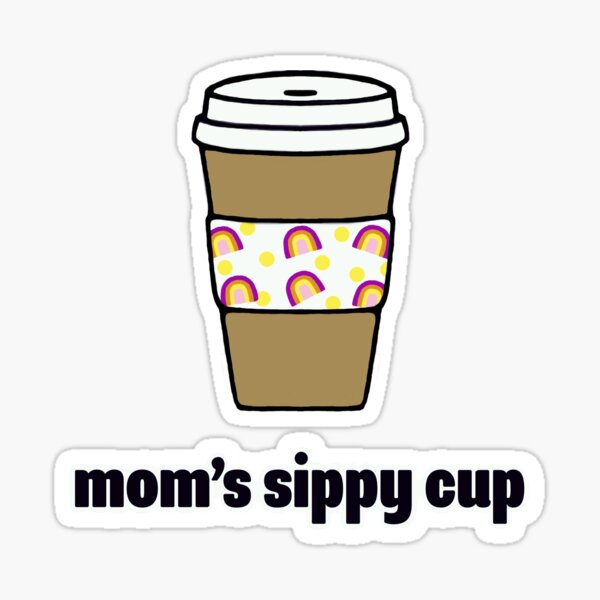 Funny Coffee Tee - Behold The Adult Sippy Cup' Apron