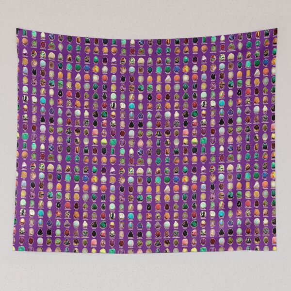 Item preview, Healing Crystals and Gemstones. Purple version. HIGH DEFINITION designed and sold by MINDTHECHERRY.