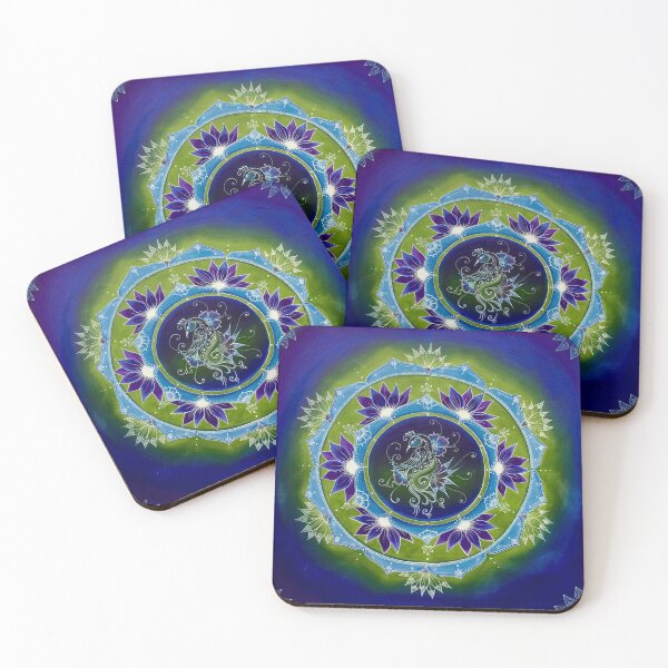 Item preview, Peacock Mandala designed and sold by SixSensesArt.