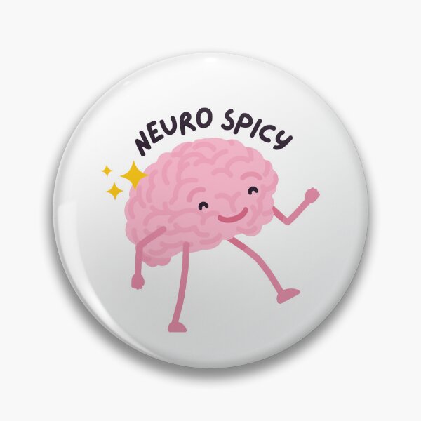 Item preview, Neuro Spicy Brain (Neurodivergent) designed and sold by mydoodlesateme.