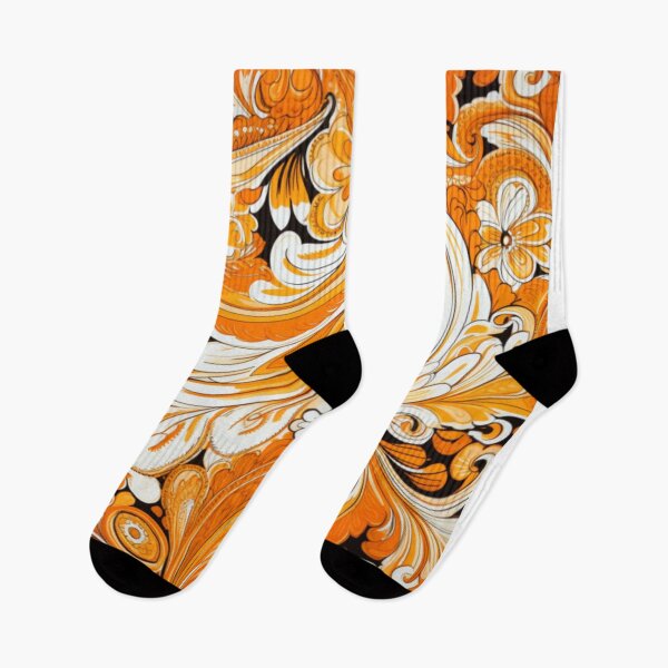 Item preview, pretty orange pastel pattern designed and sold by DanieWoods.