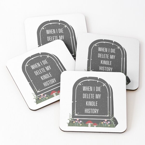 Item preview, When I Die Delete My Kindle History designed and sold by ChapterChums.