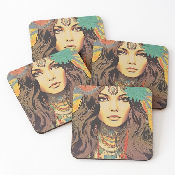 Item preview, Hippie Chix I designed and sold by Sasha Art Gallery.