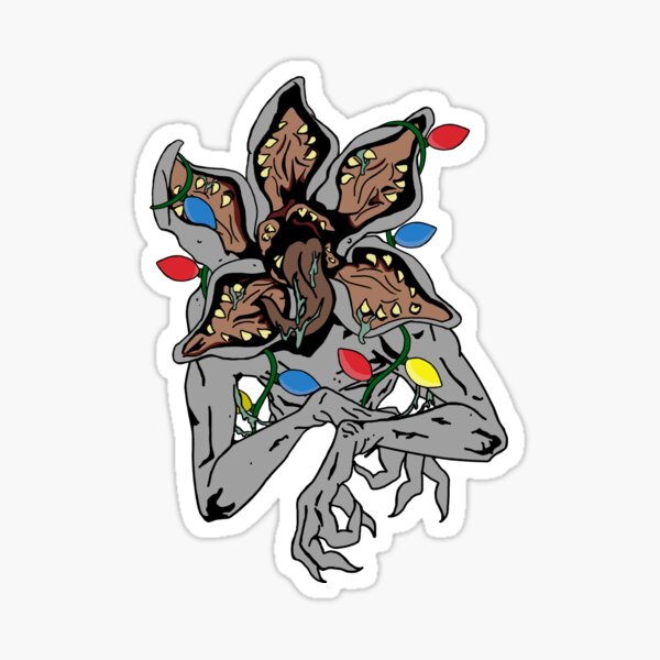 Item preview, Stranger Things Demogorgon Christmas designed and sold by RetroFearFinds.