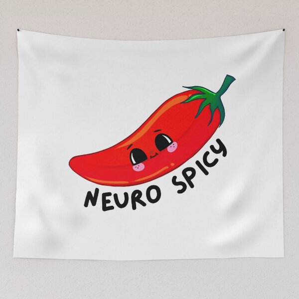 Item preview, Neuro Spicy Chilli (Neurodivergent) designed and sold by mydoodlesateme.