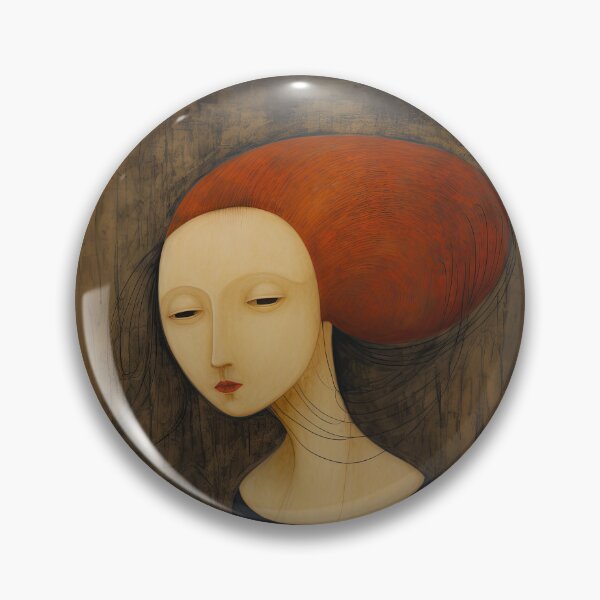Item preview, Ginger Haired Woman Portrait designed and sold by YoPedro.