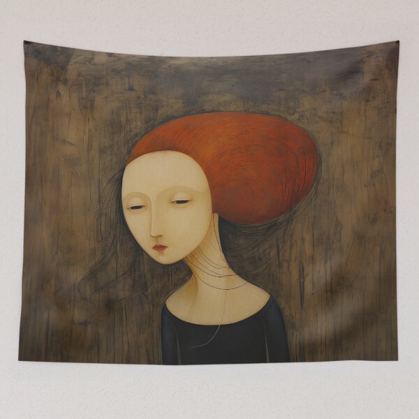 Item preview, Ginger Haired Woman Portrait designed and sold by YoPedro.