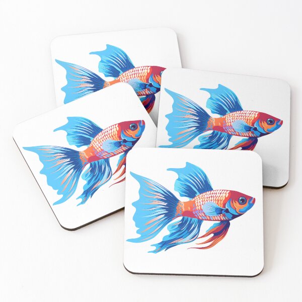 Item preview, Pop Art Betta Fish designed and sold by SchorlCraft.